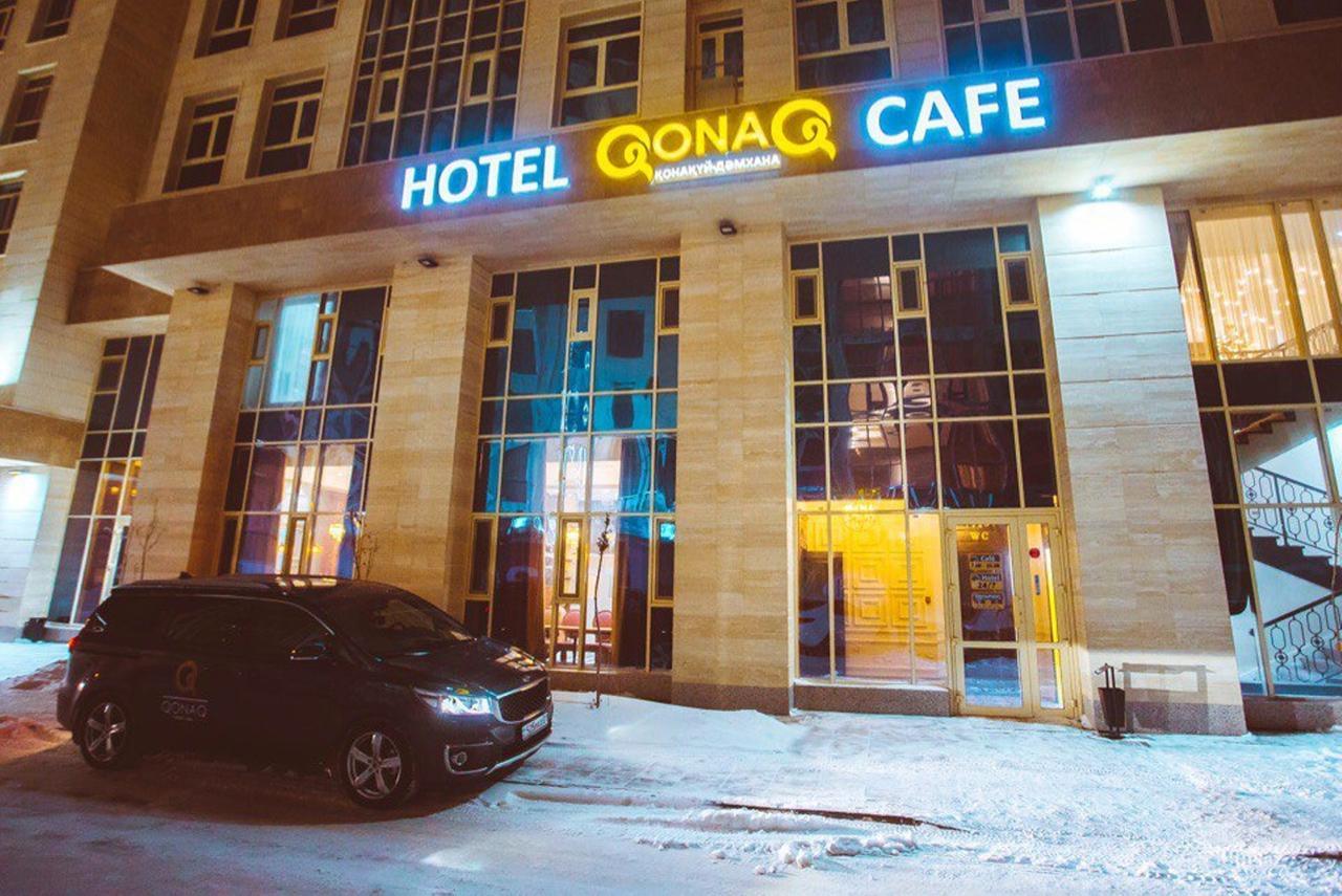 Qonaq Hotel Astana Bagian luar foto
